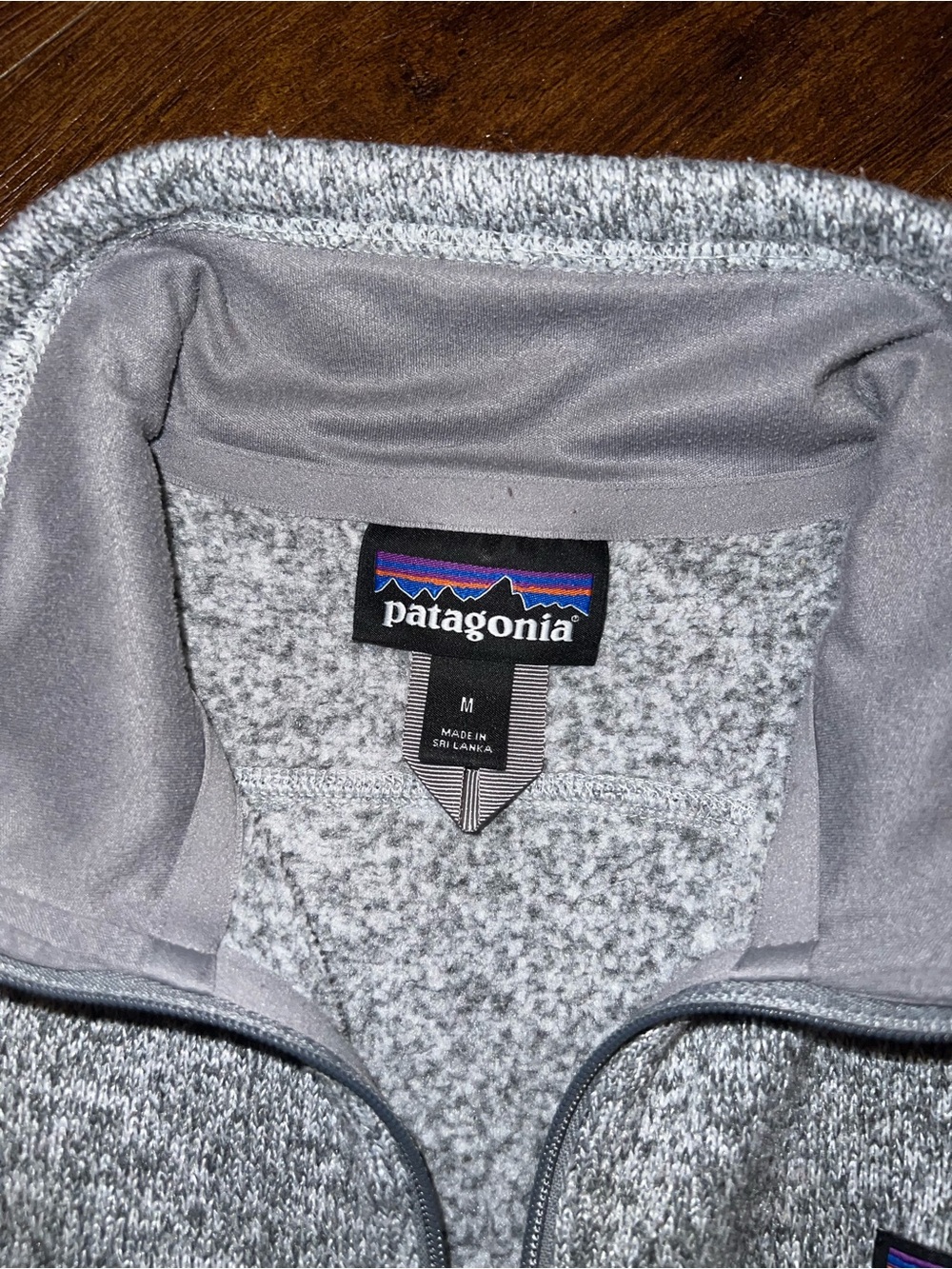 Patagonia Better Sweater Fleece Zip Up Vest Heathered Gray Outdoors Cozy Size M - Picture 10 of 12